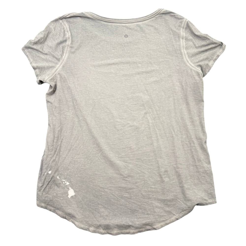 Lululemon Love Crew Women L Grey Hawaii Rare Activewear Yoga Athleisure Gorpcore